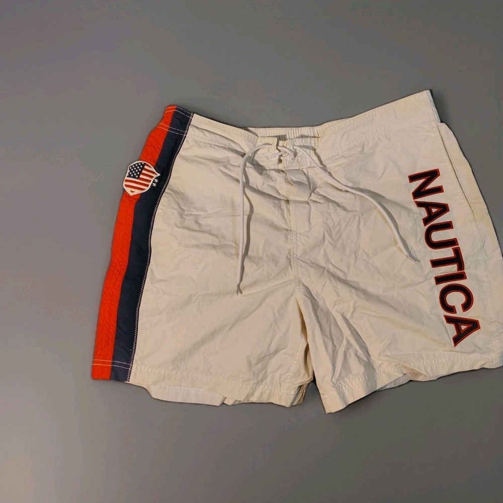 VTG Nautica USA Men’s Lined Swim Trunks Size XLarge