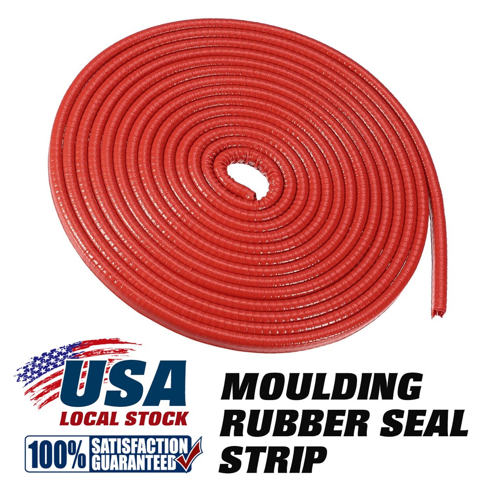 12M Car Van Door Hood Edge Moulding Strip Trim Seal Auto Guard Rubber Protector