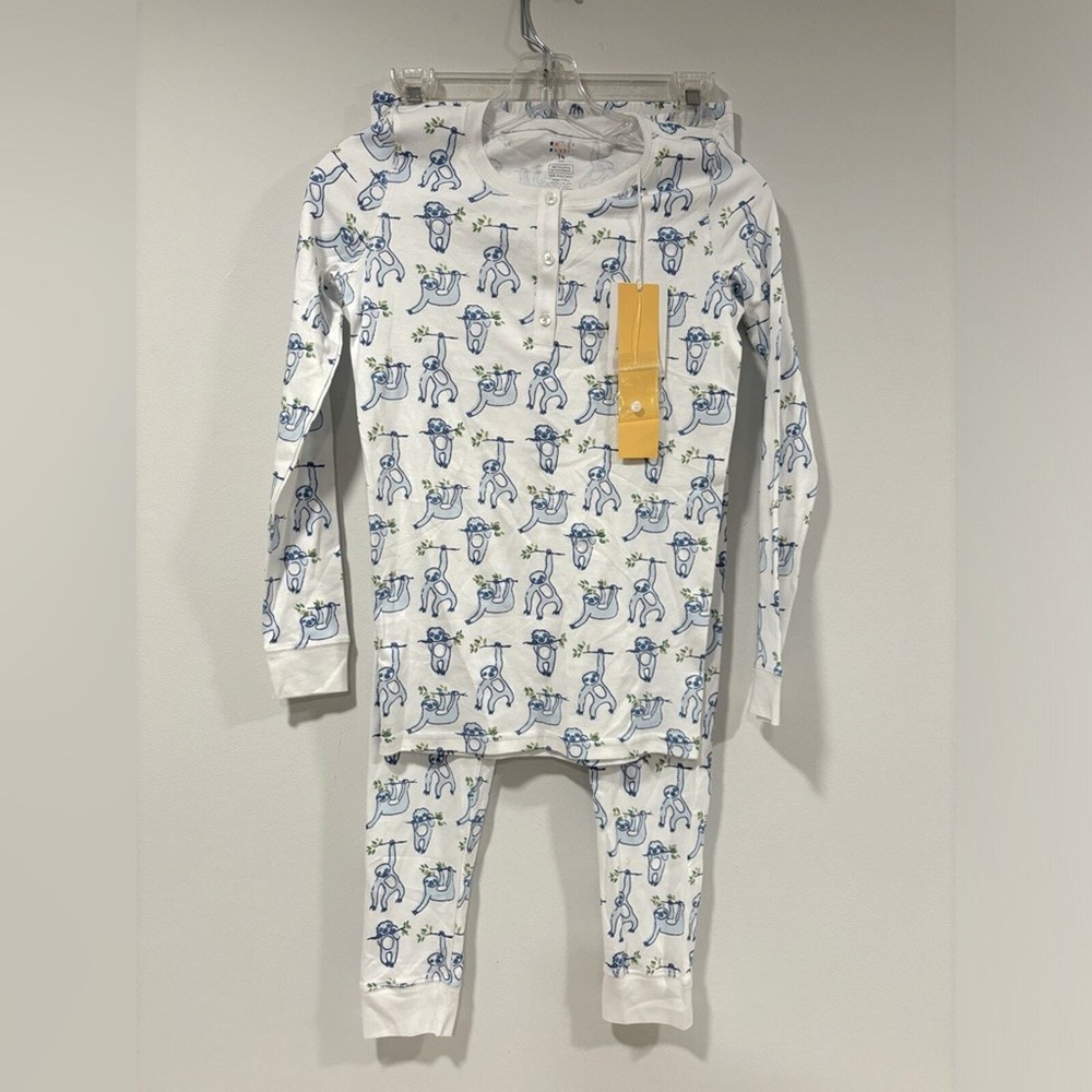 Roller Rabbit NWT Sleepy Sloth Kids Pajamas Size 14 Sold Out Everywhere