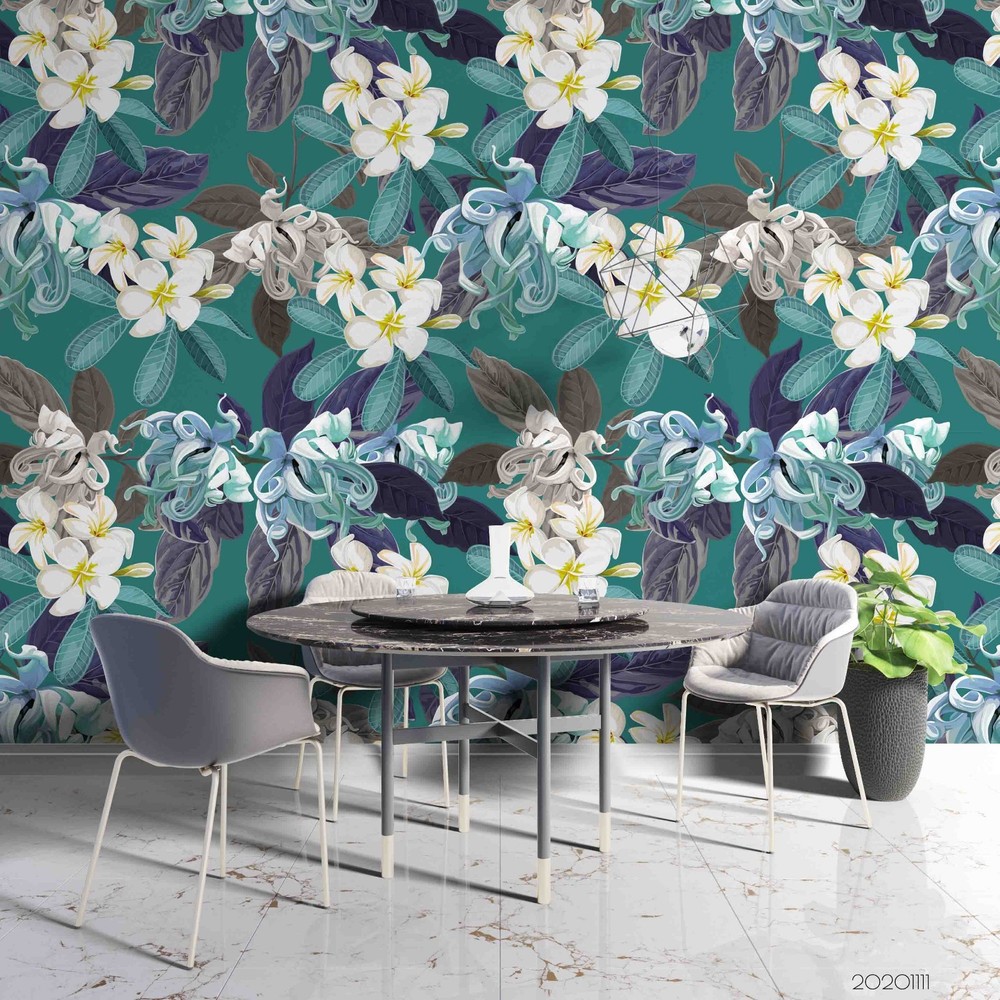 3D Flower Plantation Pattern Wall Murals Wallpaper Murals Wall Sticker 10