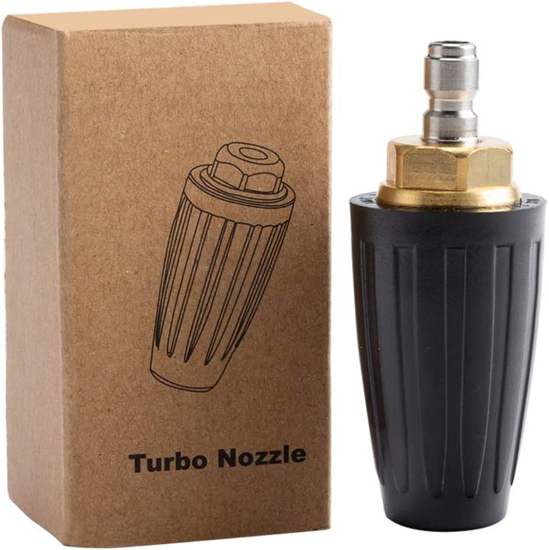 Turbo Nozzle Pressure Washer 4000 PSI Max Rotating Jet Tip