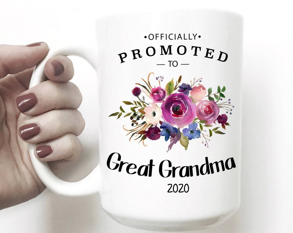 Great Grandma Mug Promoted To Great Grandma Pregnancy Announcement Pregnancy