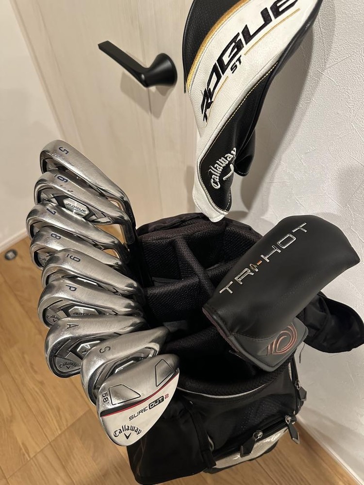 Callaway Rogue Men's Golf Club Set 8-SW FW S-Flex Used