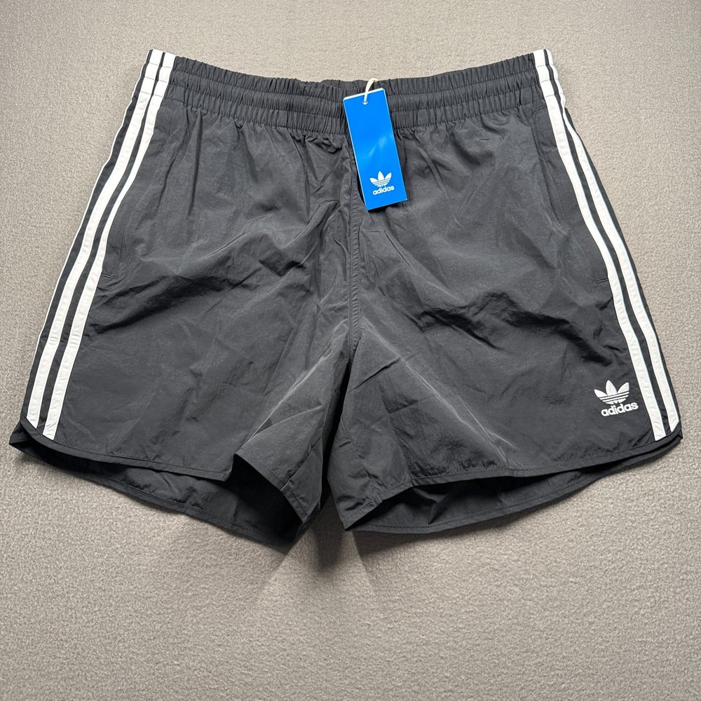 adidas Originals Classics Sprinter Shorts Mens Black White HS2069