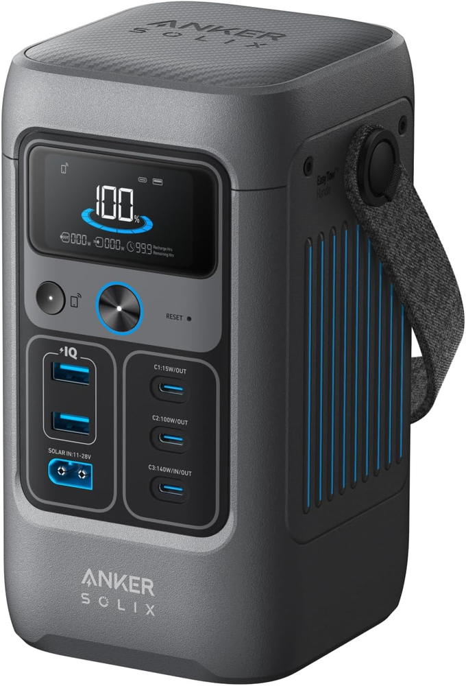 SOLIX C200 60000mAh Lifepo4 Portable Power Station with 192Wh Capacity
