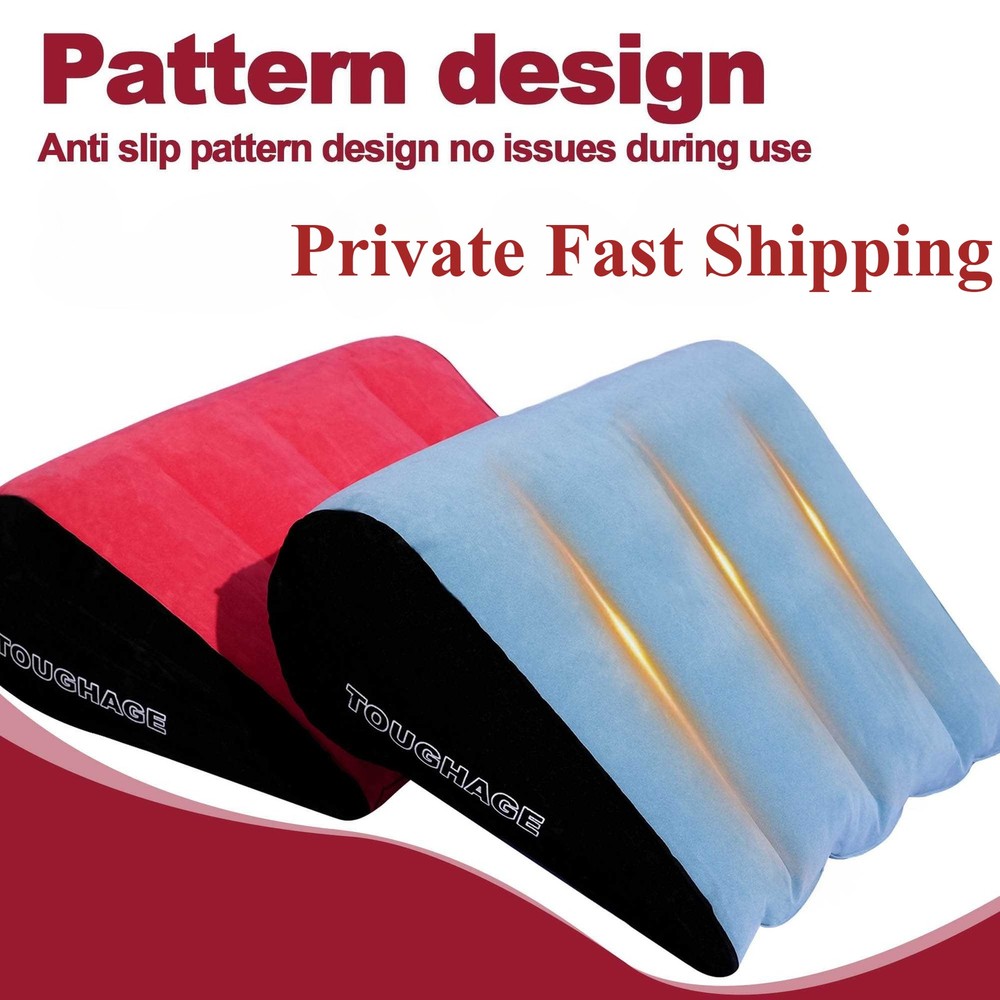 Toughage Inflatable Pillow Wedge Soft Cushion Positions for Couples Furniture US