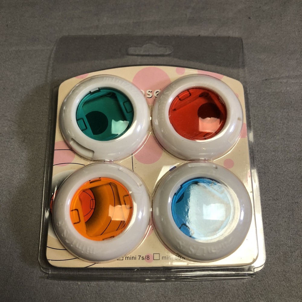 Fujimax Instax Mini 7S 8 Mini 50S Color Close-Up Lens Set with Red Blue Green Filters