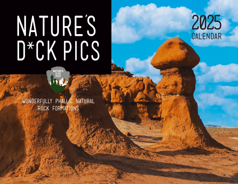 Nature's Dick Pics 2025 Calendar | Gag Gift | Funny Gift | White Elephant
