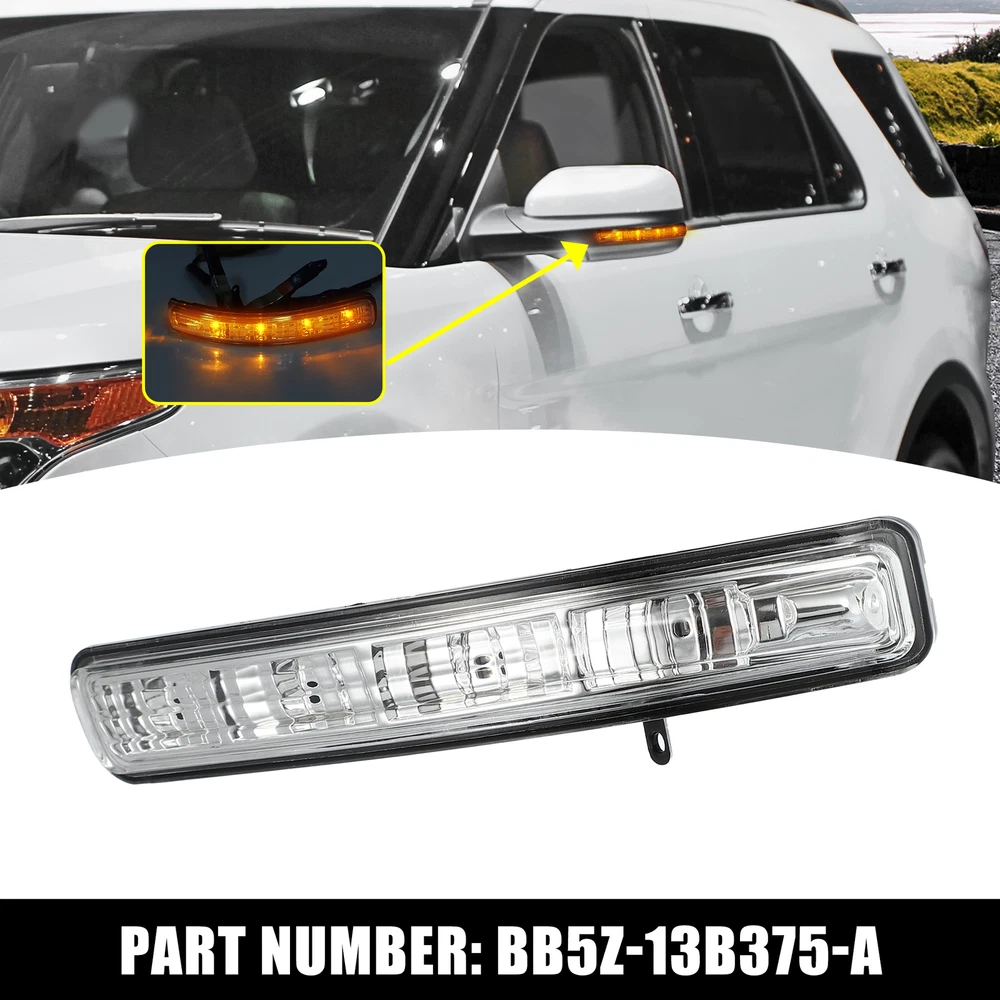 Front Left Side Mirror Turn Signal Light LED Lamp Fits Ford Explorer 2011-2019