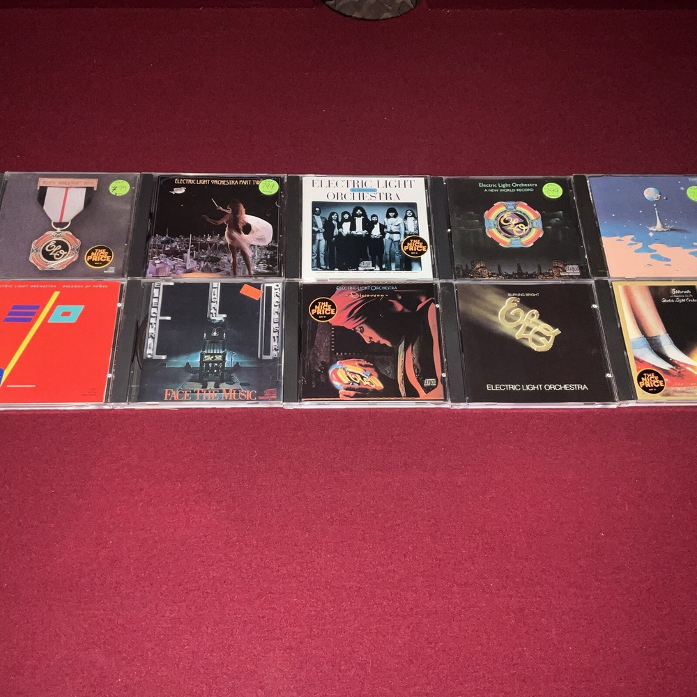 Electric Light Orchestra CD Lot of 10 ELO Collection Of Greatest Albums