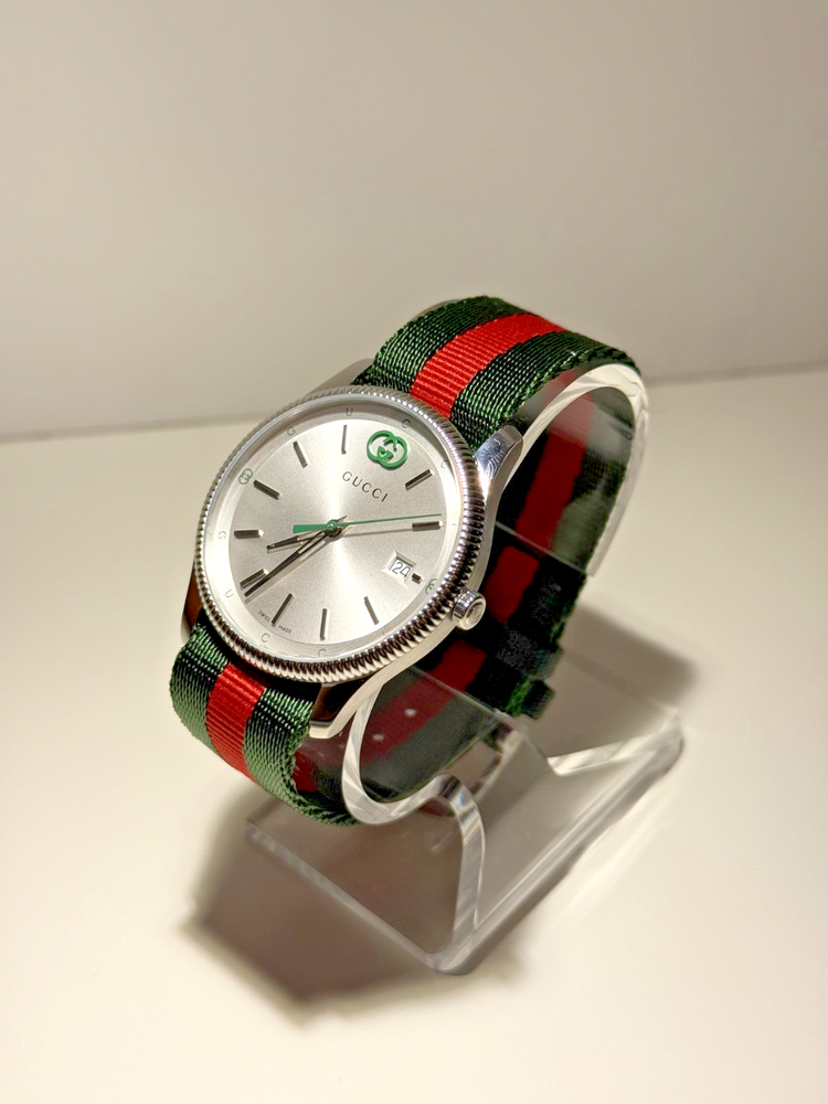 Gucci Women's G-Timeless Silver Dial Watch With Box - YA1264236