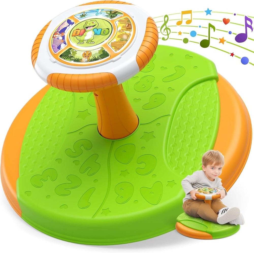 360° Spinning Toddler Toy with Lights & Music - Perfect Gift for Ages 1-5