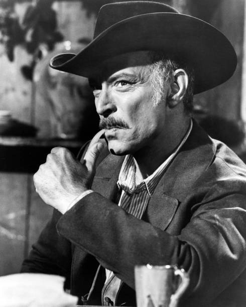 Lee Van Cleef as Frank Talby in Day of Anger directed by Tonino Va- Old Photo