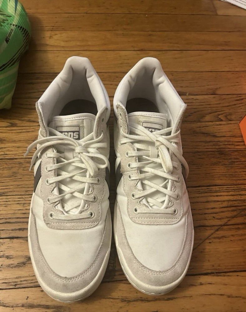 Converse Fastbreak Pro Mid Sneakers 'White/Grey' - A08855C - Men’s 7.5 - Used