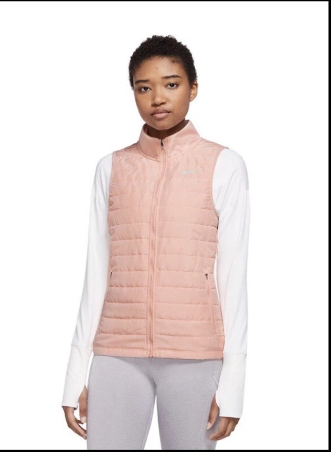 Nike Running Therma-Fit Vest Arctic Orange (Peach) Women's Medium Synthetic Fill