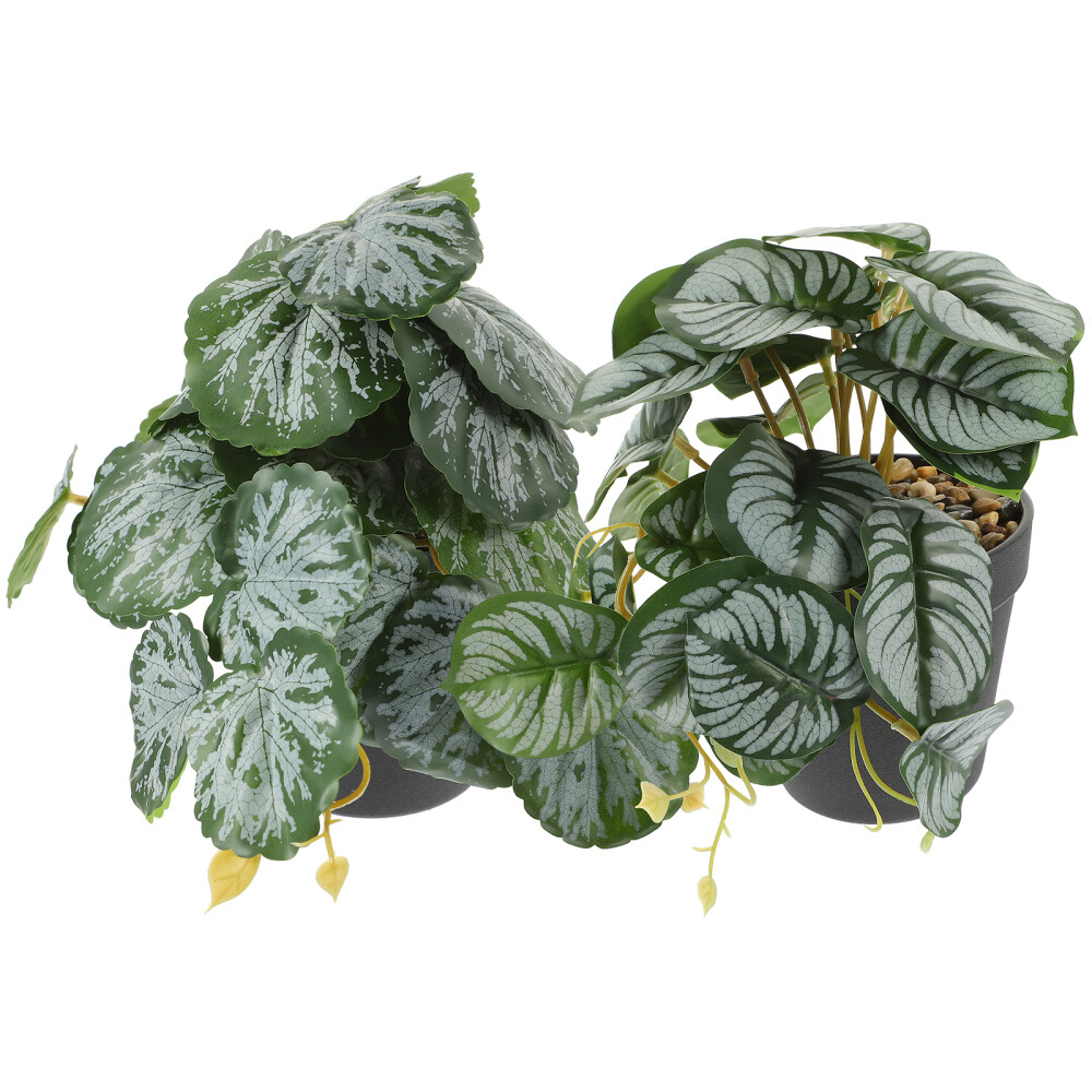 2pcs Multifunctional Fake Plants for Outdoor or Desk Decor  