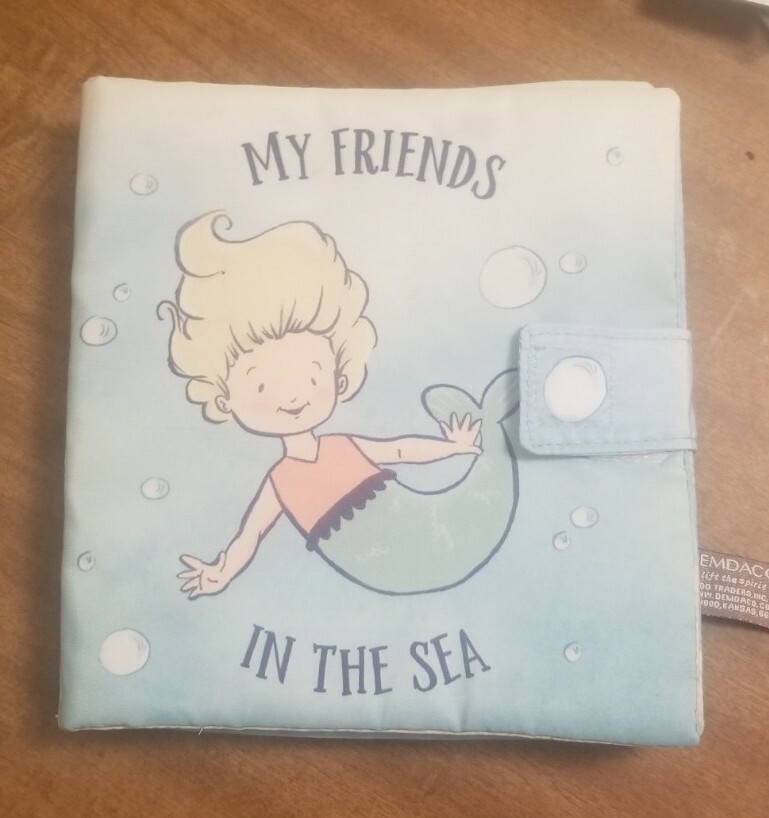 My Friends In The Sea Soft Cloth Book for Babies Toddlers Infant Child Combined Shipping