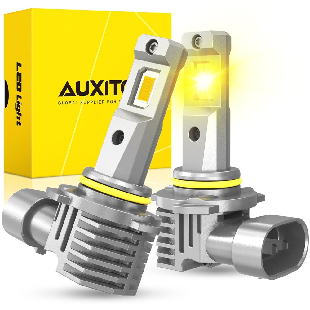 AUXITO 9145 H10 9140 LED Fog Bulbs Driving Light YELLOW GOLDEN Super Briht USA