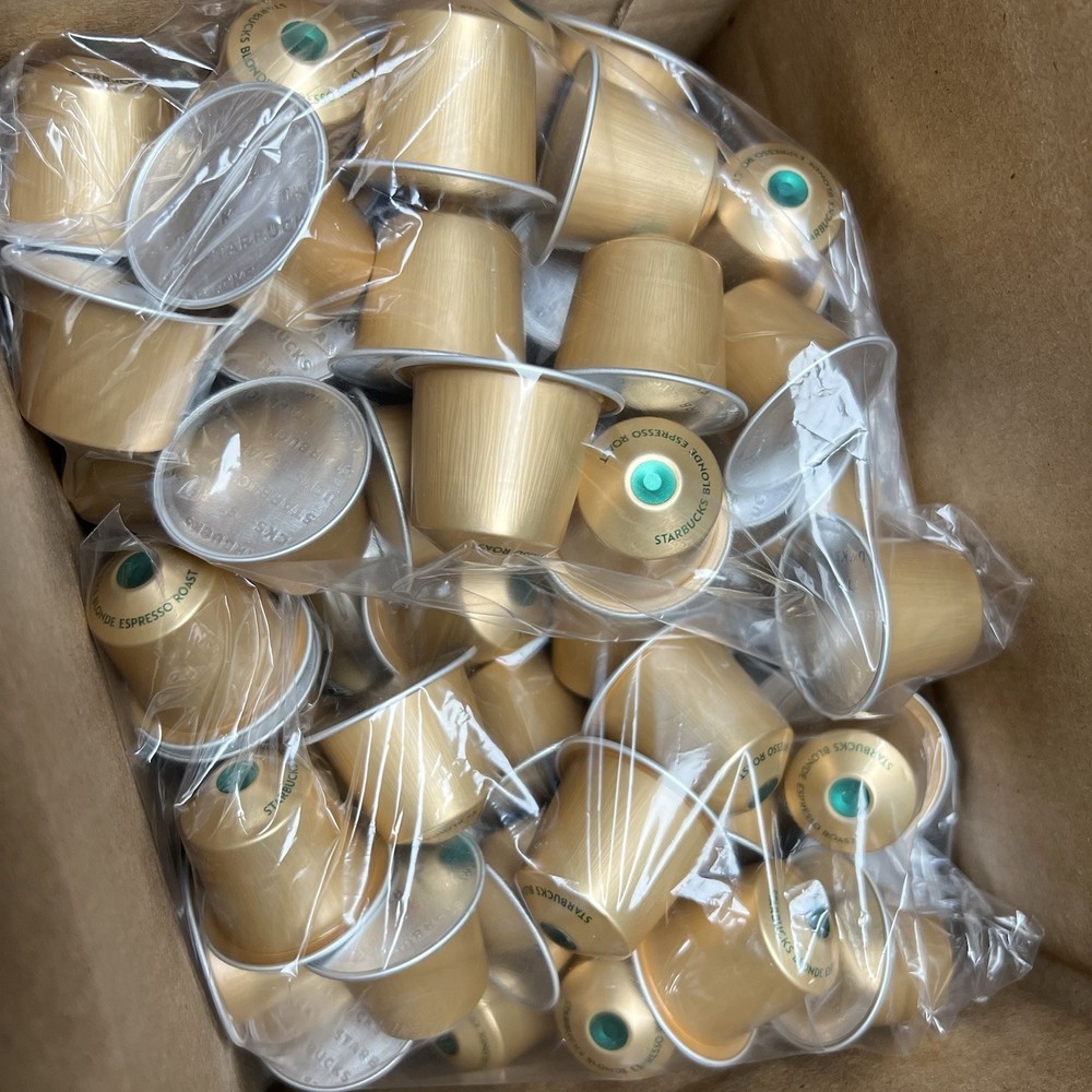 Nespresso Starbucks Blonde Roast Espresso 100 Capsules BB 01/25/2026 BULK