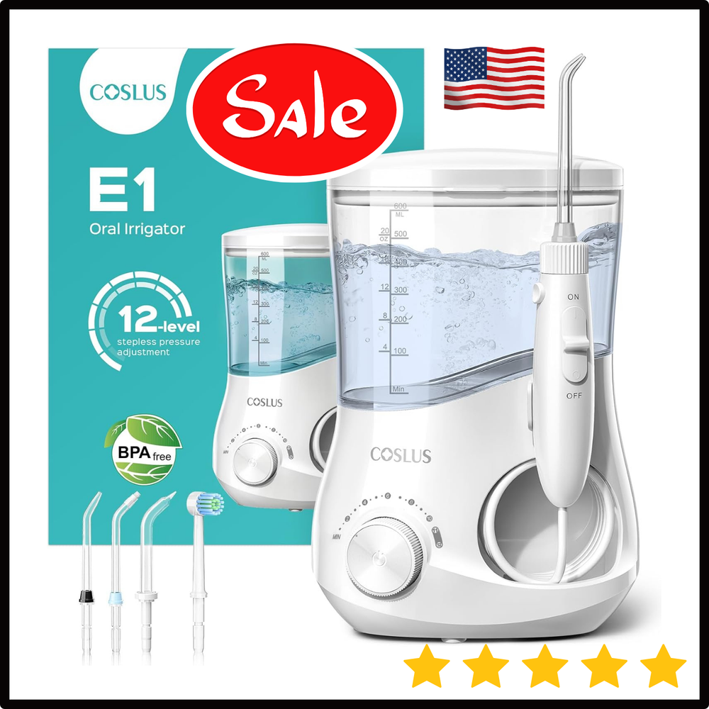 Electric Water Flosser for Teeth: Professional Dental Pick for Orthodontic, S...
