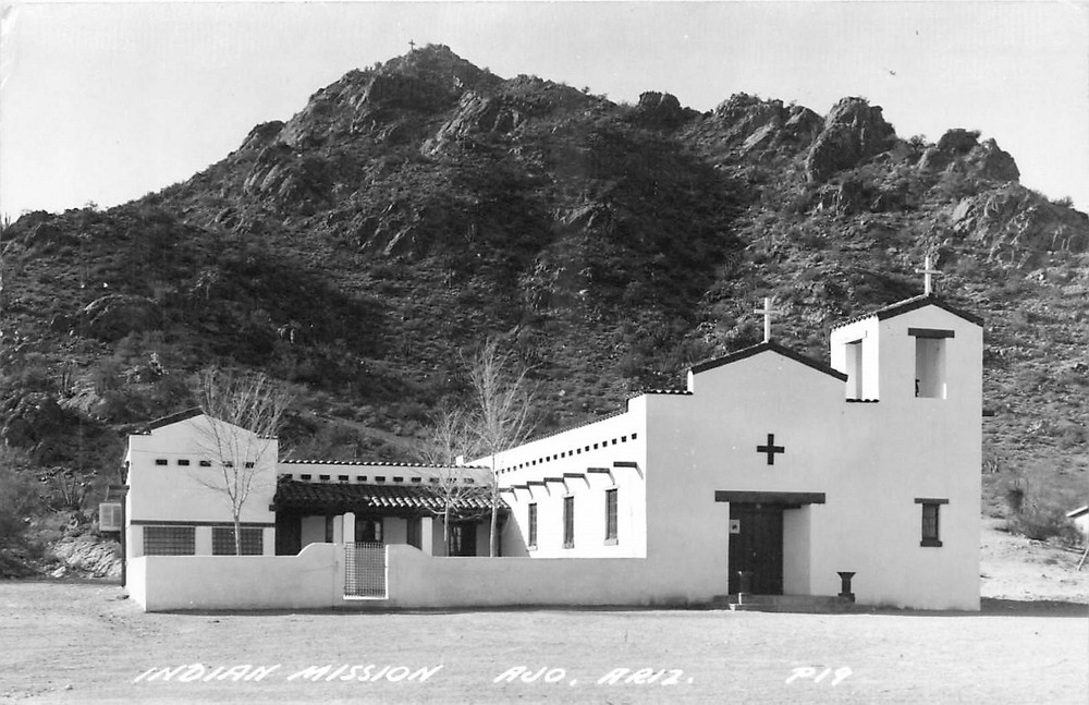 1940s Ajo Arizona Indian Mission Cook  P19 RPPC Postcard 25-11610