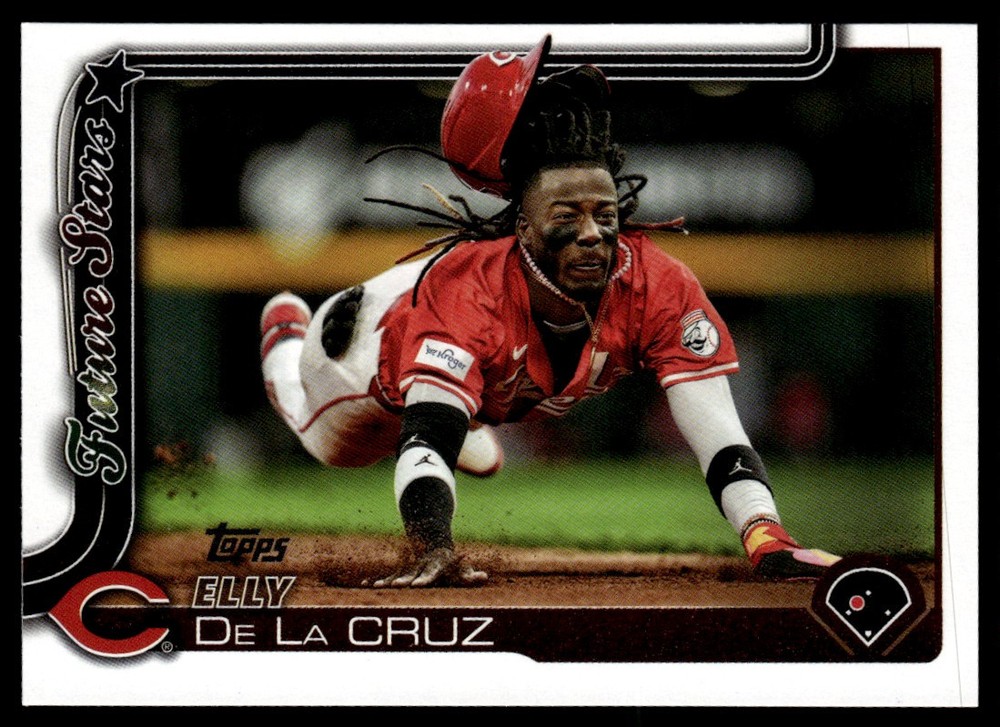 2025 Topps Series 1 Elly De La Cruz #150 Cincinnati Reds Baseball Card