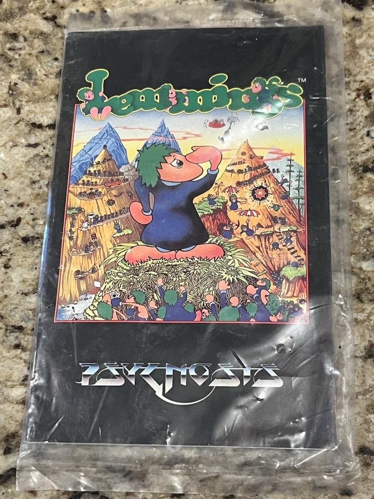 Lemmings PC Game (1991) Psygnosis – New Sealed Rare Vintage Find