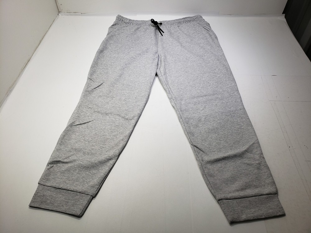 Members Mark XL Grey Regular Fit Active Jogger Pant New With Tags-image