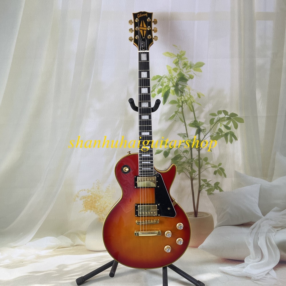 Standard sunburst gold hardware electric gutiar mahogany boby Limited time offer-image