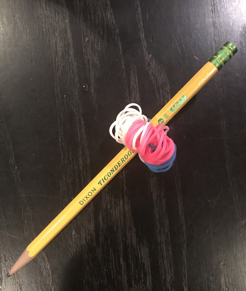 Cute Rainbow Loom Pencil Topper for Back to School-image