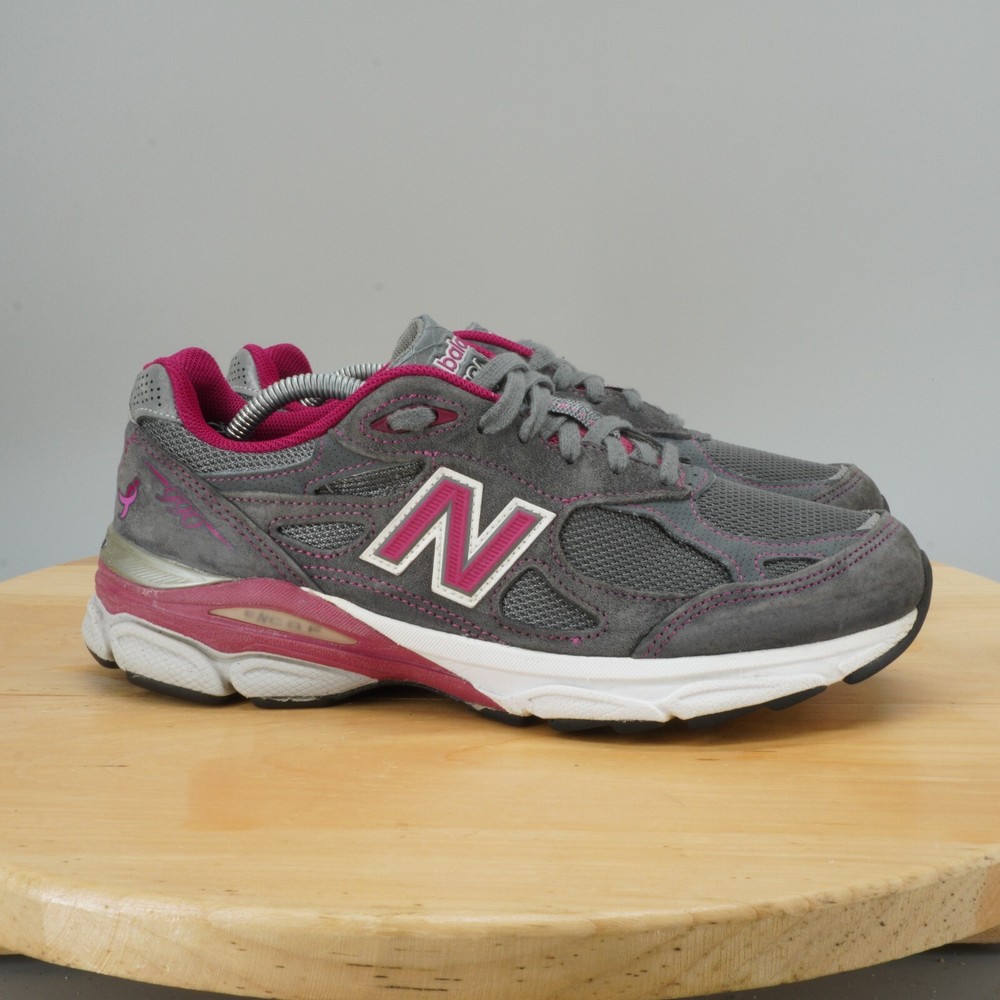 New Balance 990 v3 Womens Size 8.5 Running Shoes Athletic Sneakers Breast Cancer