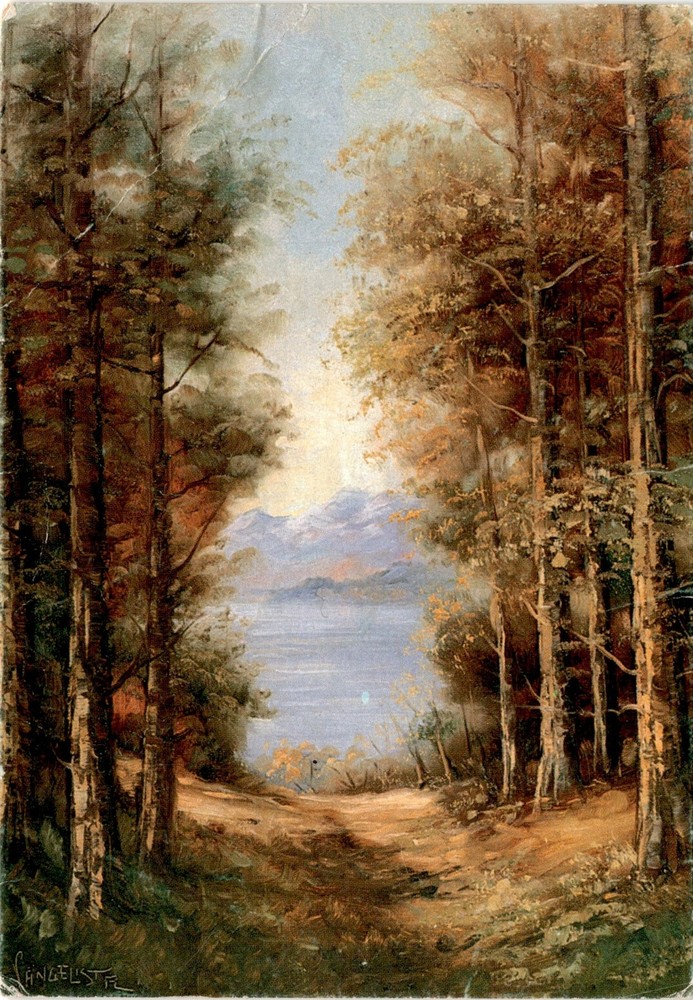 Eugenio Vangelista, Accademico d'Italia, Torri del Benaco, Postcard