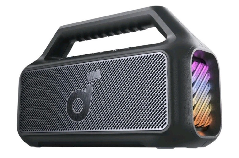 Anker Soundcore Boom 2 Bluetooth Speaker 80W Waterproof Black A3138 Open-box
