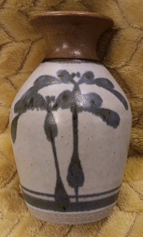 VTG Emerson Creek Studio Pottery Bedford VA Dragonfly 1986 Salt Glazed Stoneware