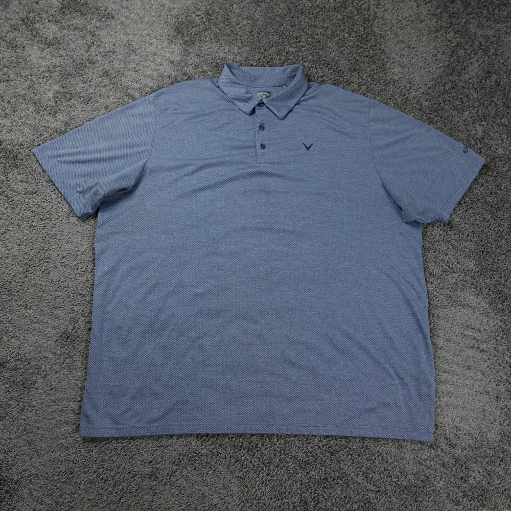 Callaway Polo Shirt Mens 3XLT Tall Opti-Dri Swing Tech Golf Performance Stretch