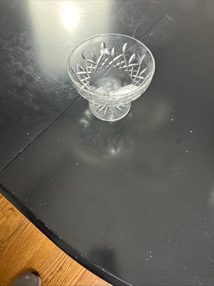 Waterford Crystal Lismore Round Compote Footed Candy Bowl Dish