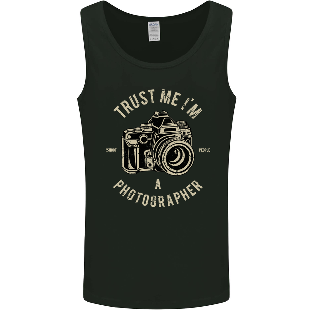 Trust Me Im a Photographer Photography Mens Vest Tank Top