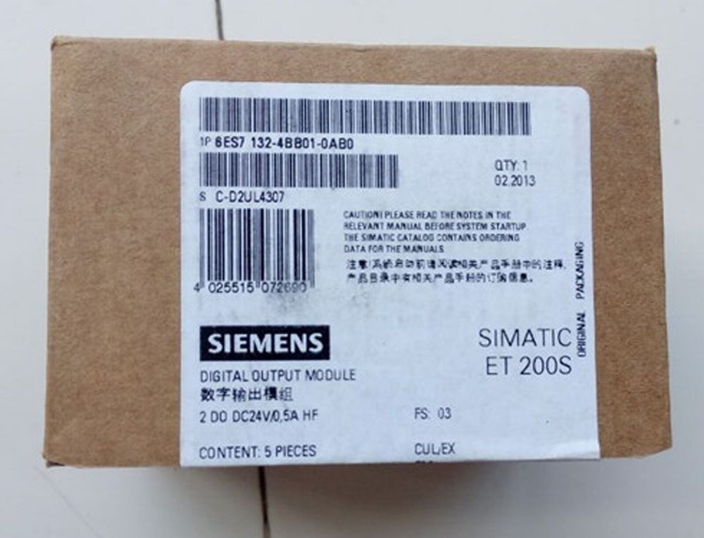 New 6ES7 132-4BB01-0AB0 ET200S Digital Output Module 6ES7132-4BB01-0AB0 #W4