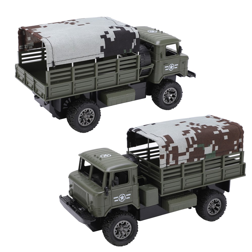 Wireless Remote Control Military Truck 4 Wheel Drive Off Road RC Model Car FD