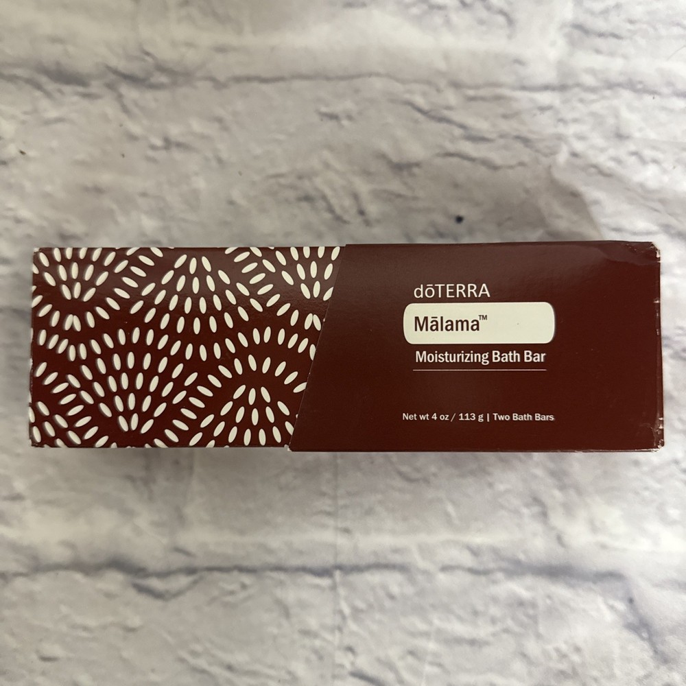 doTerra Malama Moisturizing Bath Bars 2-Pack 4 oz in Gift Box New