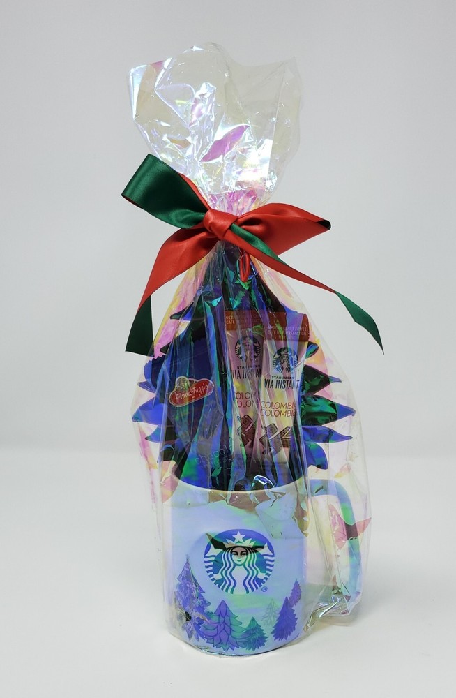 Starbucks 2020 Holiday Coffee Mug Set 11oz Green Tree Logo NEW  