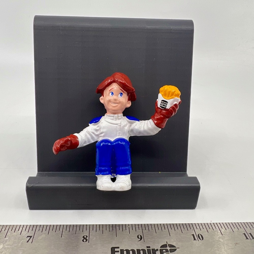 Vintage 1990 Burger King Kids Club Boy with Fries Figure