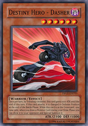 Destiny Hero Dasher DP05-EN010 Common 1st Edition Moderately Played Duel Masters Card