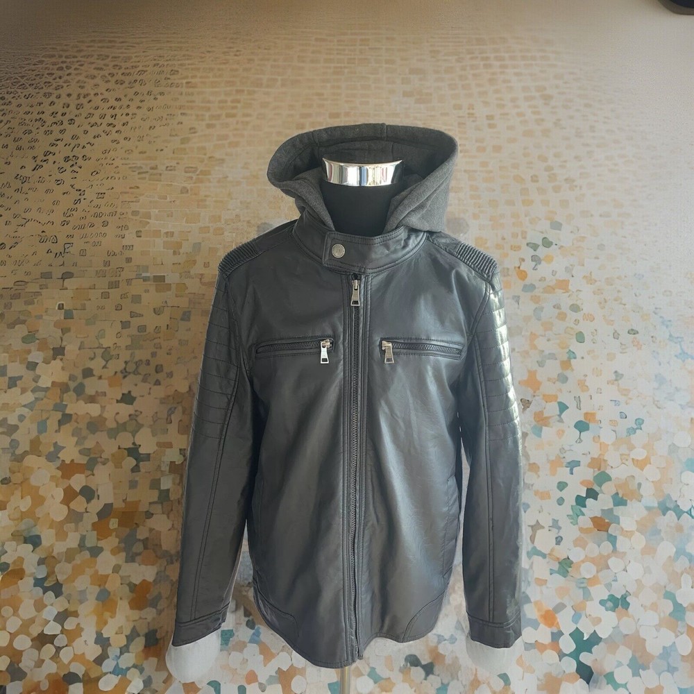 Urban Republic Men’s Black Jacket Medium w/hood