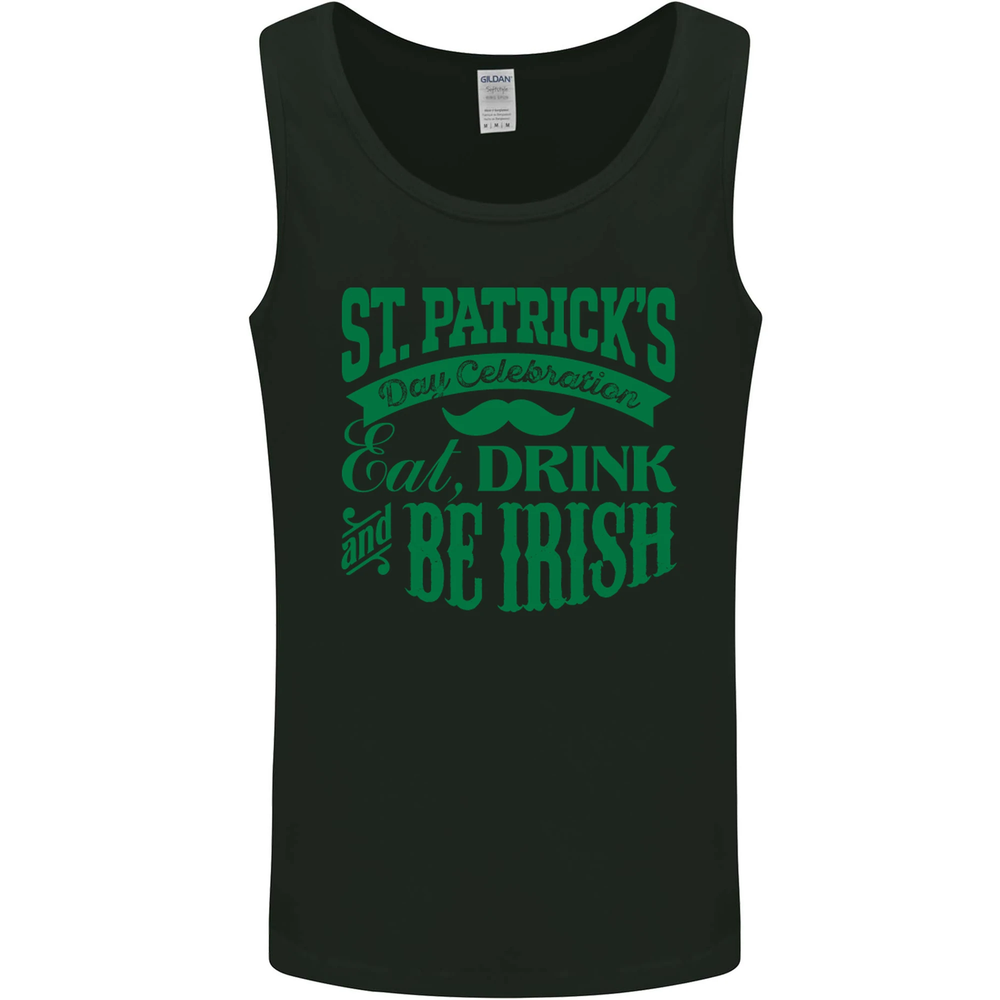 St Patricks Day Beer Lovers Irish Pride Mens Vest Tank Top  