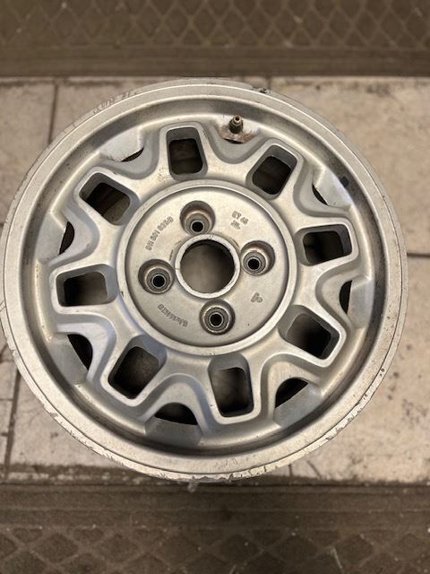 Wheel 14x6 Alloy Spoked Fits 81-84 AUDI COUPE 551576