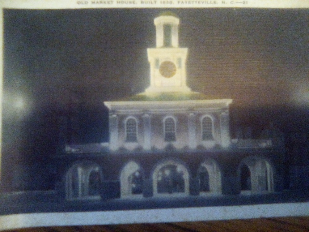 Vtg Postcard Old Market House Built 1838 Fayetteville N.C. North Carolina
