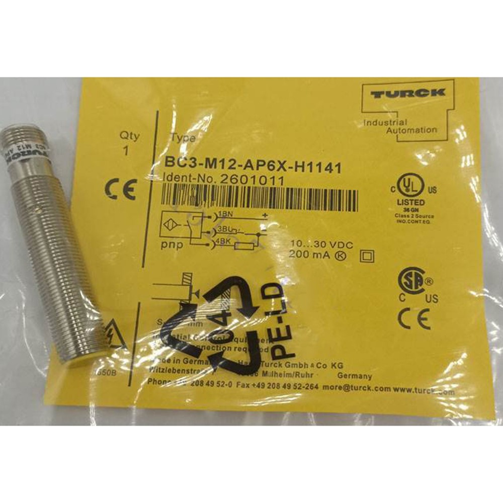 1pc New Turck BC3-M12-AP6X-H1141 2601011 Capacitive Sensor Fast Shipping