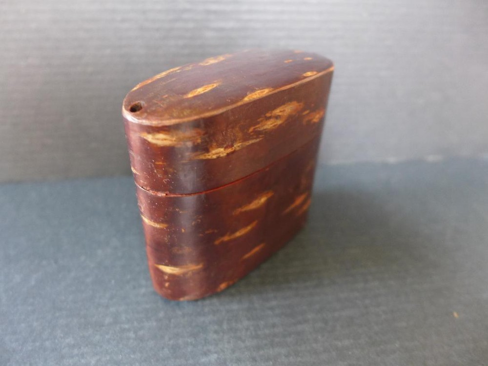 Vintage Japan Cherry Blossom Skin Cigarette Case Tobacco Holder Era