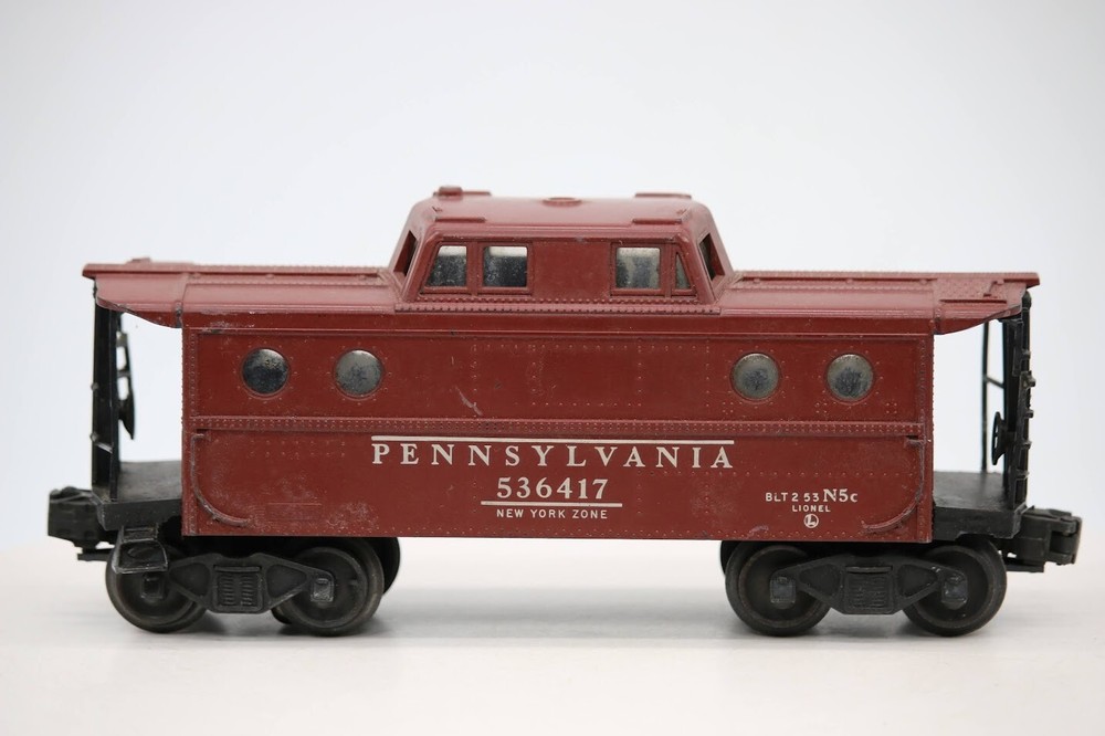 Lionel O Gauge Pennsylvania 536417 NYC Zone Caboose Train Car